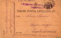 Fekete Lajos levelezése az első világháborúból